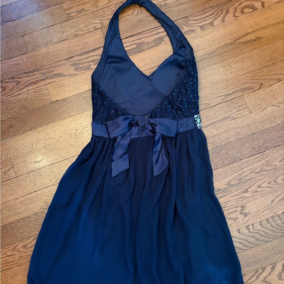 Speechless Navy Embellished Prom Dress - Picture 3 of 6